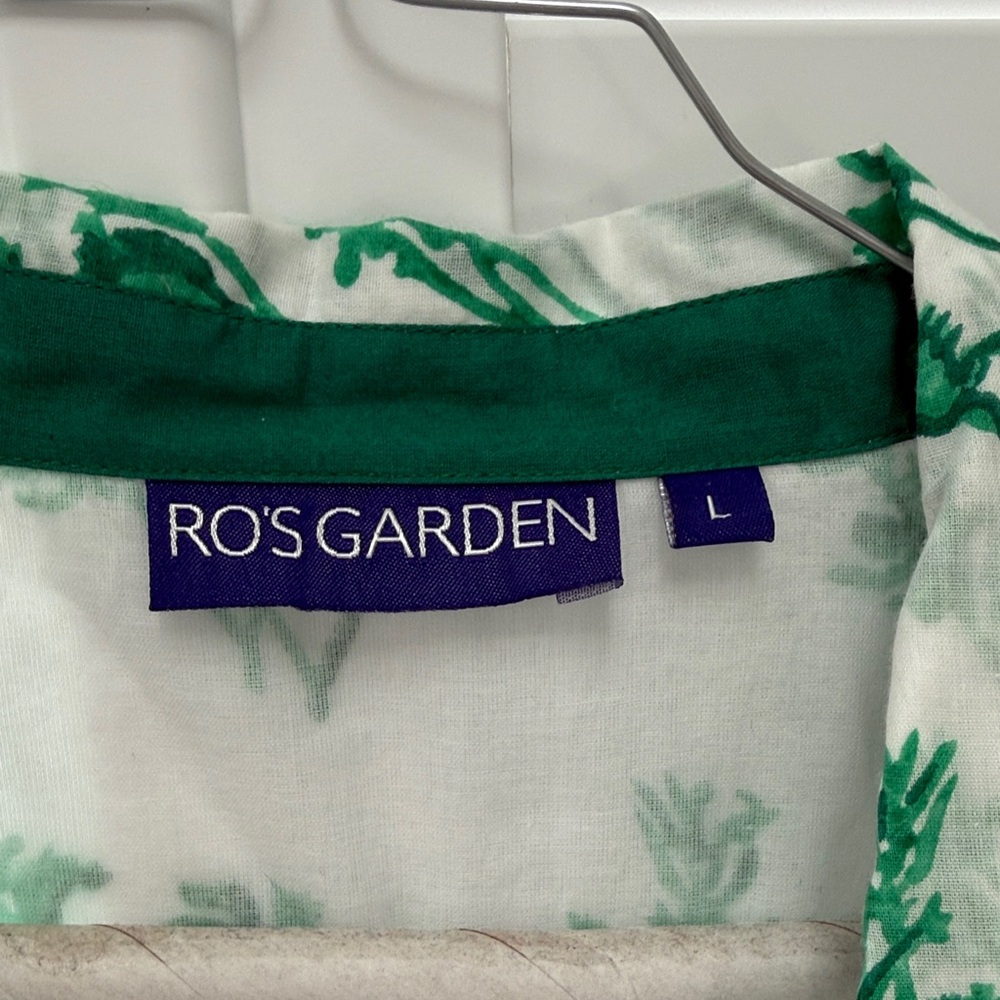 Lush Green Botanical Mini Dress - Picture 2 of 5